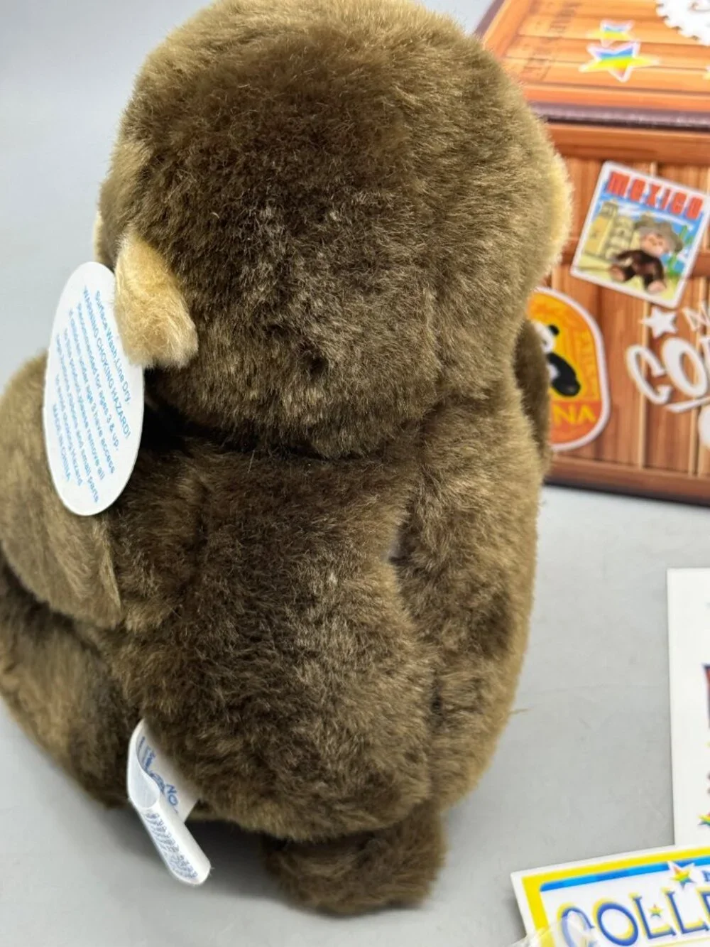 Noahs Ark Collectors Club Baby Mojo Monkey plush Set With Box & Accessories READ